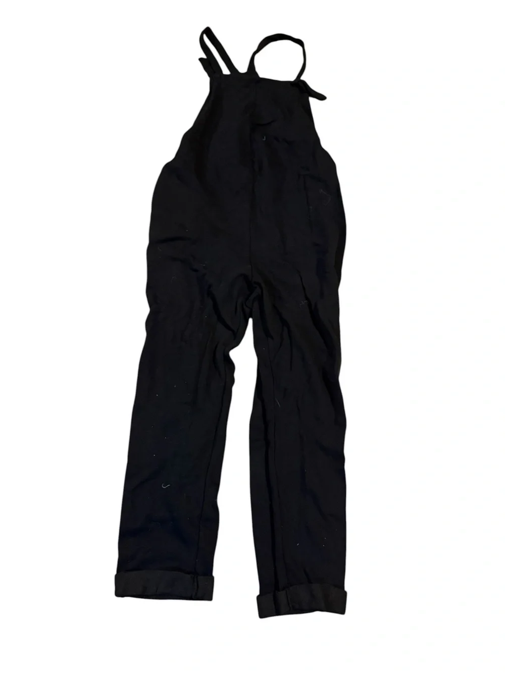 Old Navy Black Maternity Overalls with Adjustable Straps